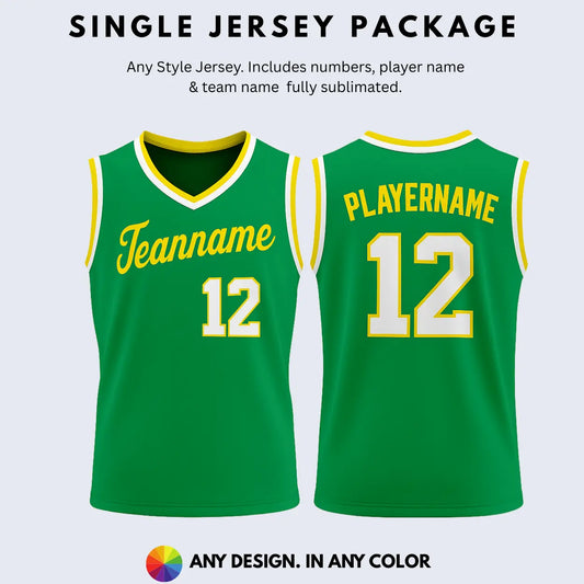 Sublimated Single Jersey Basketball Package