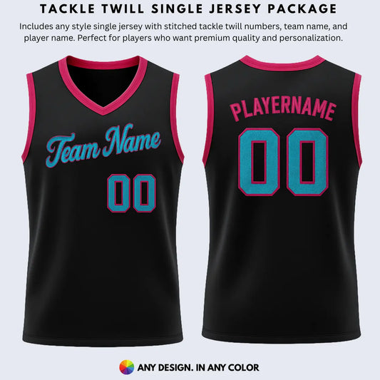 Tackle Twill Single Jersey Basketball Package
