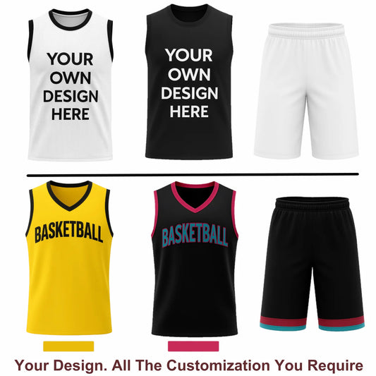 2 Custom Basketball  Jerseys & 1 pair of pants