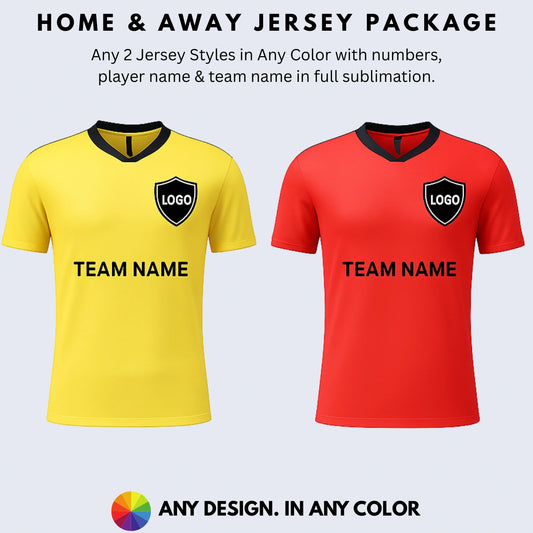 Home & Away Single Jersey Soccer Package