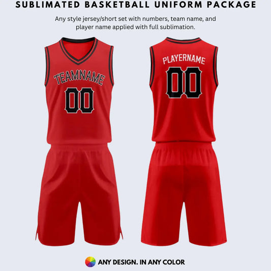 Sublimated Basketball Uniform Package