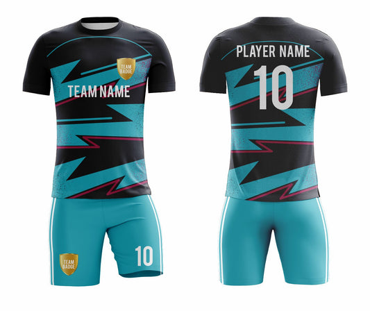SB 1060 Green/Black Sublimation Custom Soccer Jersey Adult & Youth Unisex