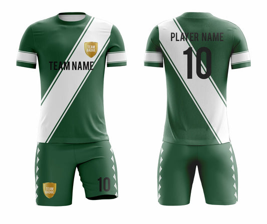 SB 1168 Green Sublimation Custom Soccer Jersey Adult & Youth Unisex