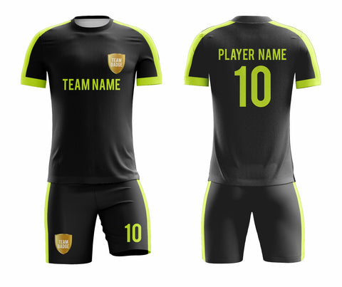 SB 1271 Black and Green Sublimation Custom Soccer Jersey Adult & Youth Unisex SB 1271 Black and Green Sublimation Custom Soccer Jersey Adult & Youth Unisex