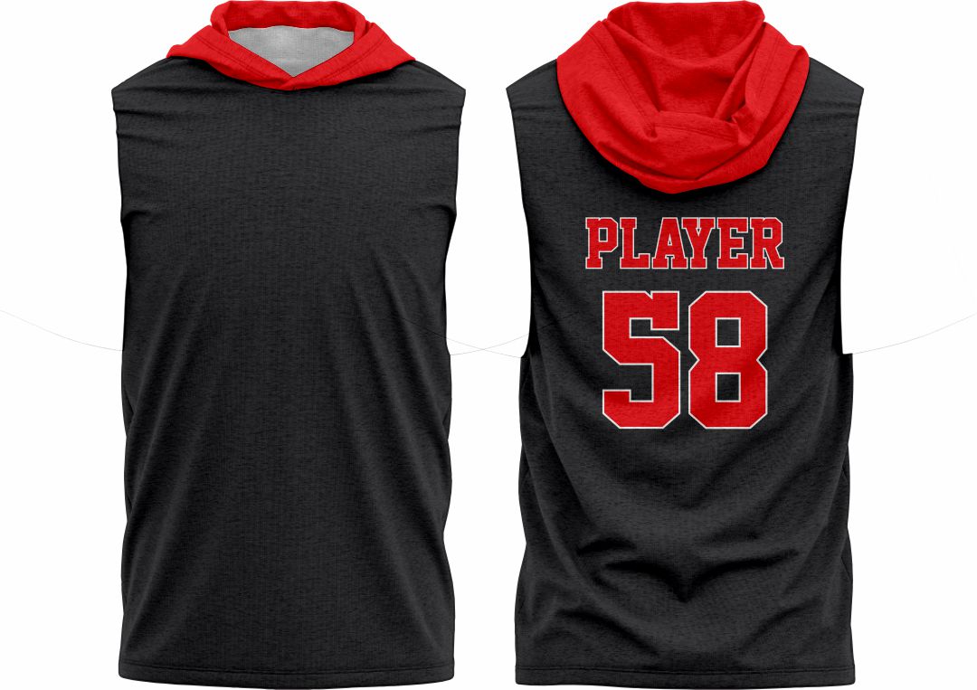 SJ 102 Sleeveless Hoodie Shooting Shirt