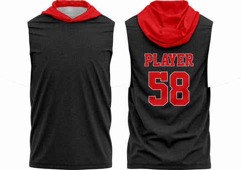 SJ 102 Sleeveless Hoodie Shooting Shirt SJ 102 Sleeveless Hoodie Shooting Shirt