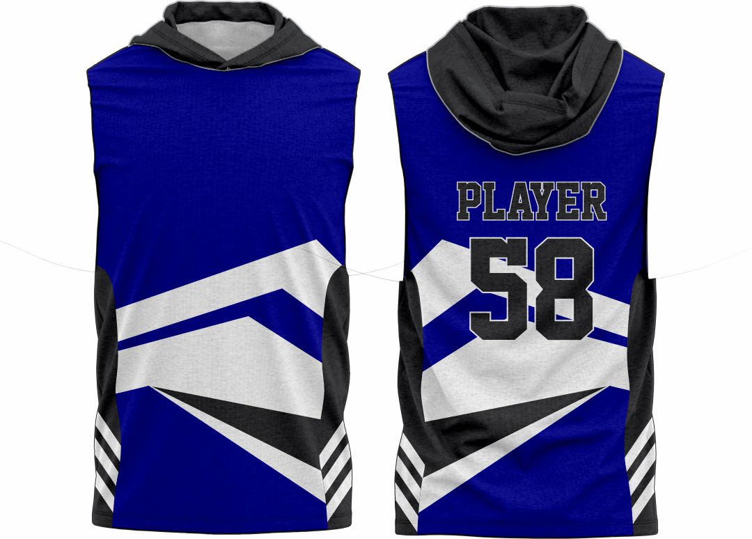 SJ 107 Sleeveless Hoodie Shooting Shirt