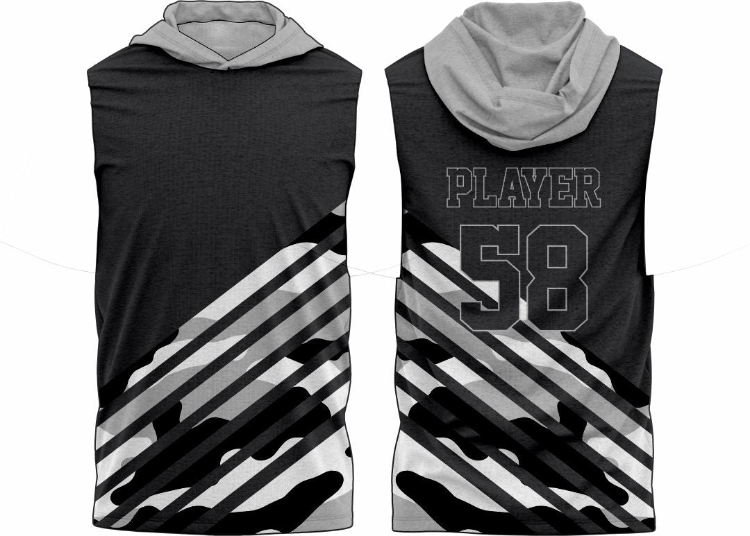 SJ 108 Sleeveless Hoodie Shooting Shirt