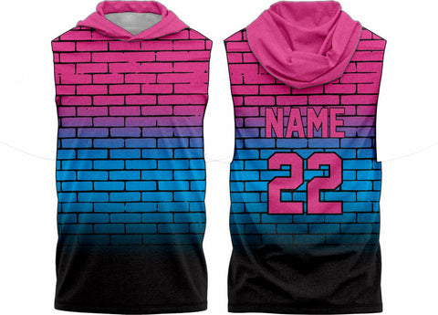 SJ 111 Sleeveless Hoodie Shooting Shirt SJ 111 Sleeveless Hoodie Shooting Shirt