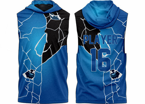 SJ 115 Sleeveless Hoodie Shooting Shirt SJ 115 Sleeveless Hoodie Shooting Shirt