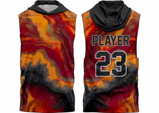 SJ 119 Sleeveless Hoodie Shooting Shirt