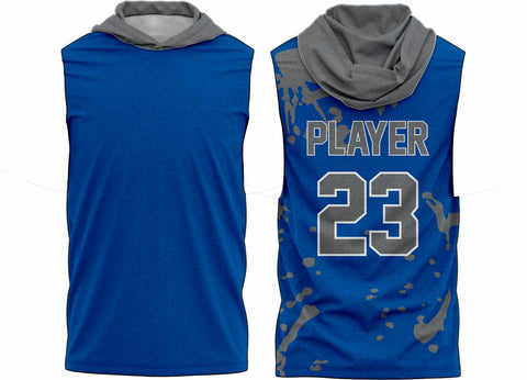 SJ 134 Sleeveless Hoodie Shooting Shirt SJ 134 Sleeveless Hoodie Shooting Shirt