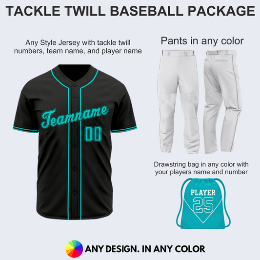 Tackle Twill Baseball Uniform Package
