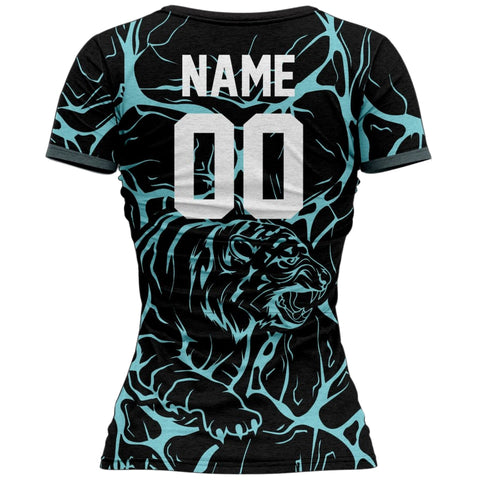 VJ141 Custom Black Volleyball Jersey - Adult & Youth Unisex VJ141 Custom Black Volleyball Jersey - Adult & Youth Unisex