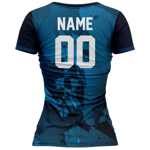 VJ125 Custom Blue Volleyball Jersey - Adult & Youth Unisex VJ125 Custom Blue Volleyball Jersey - Adult & Youth Unisex