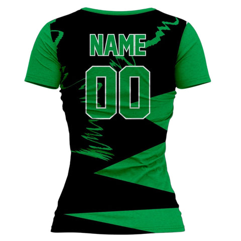 VJ133 Custom Green Volleyball Jersey - Adult & Youth Unisex VJ133 Custom Green Volleyball Jersey - Adult & Youth Unisex