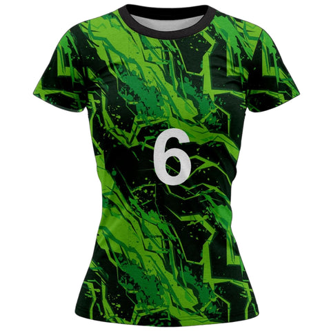 VJ122 Custom Green Volleyball Jersey - Adult & Youth Unisex VJ122 Custom Green Volleyball Jersey - Adult & Youth Unisex