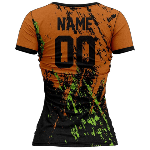 VJ103 Custom Orange Volleyball Jersey - Adult & Youth Unisex VJ103 Custom Orange Volleyball Jersey - Adult & Youth Unisex