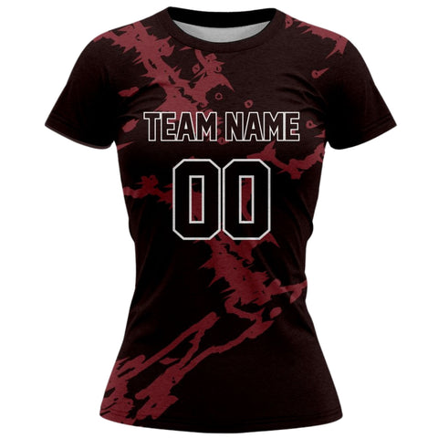 VJ124 Custom Red Volleyball Jersey - Adult & Youth Unisex VJ124 Custom Red Volleyball Jersey - Adult & Youth Unisex