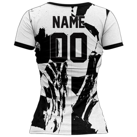 VJ138 Custom White Volleyball Jersey - Adult & Youth Unisex VJ138 Custom White Volleyball Jersey - Adult & Youth Unisex