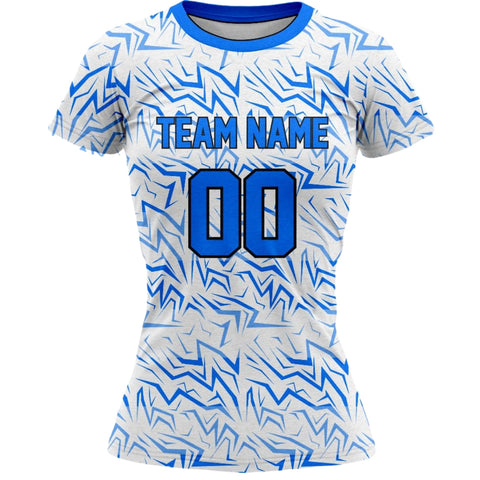 VJ135 Custom White Volleyball Jersey - Adult & Youth Unisex VJ135 Custom White Volleyball Jersey - Adult & Youth Unisex