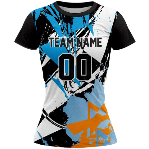 VJ113 Custom White Volleyball Jersey - Adult & Youth Unisex VJ113 Custom White Volleyball Jersey - Adult & Youth Unisex