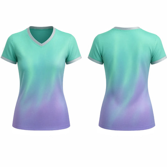VJ161  Custom Aqua Volleyball Jersey - Adult & Youth Unisex