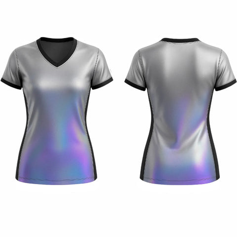 VJ163  Custom Silver Volleyball Jersey - Adult & Youth Unisex VJ163  Custom Silver Volleyball Jersey - Adult & Youth Unisex