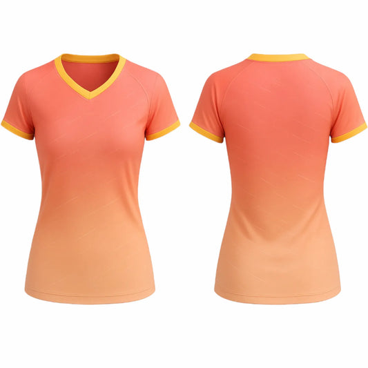 VJ171  Custom Orange Volleyball Jersey - Adult & Youth Unisex
