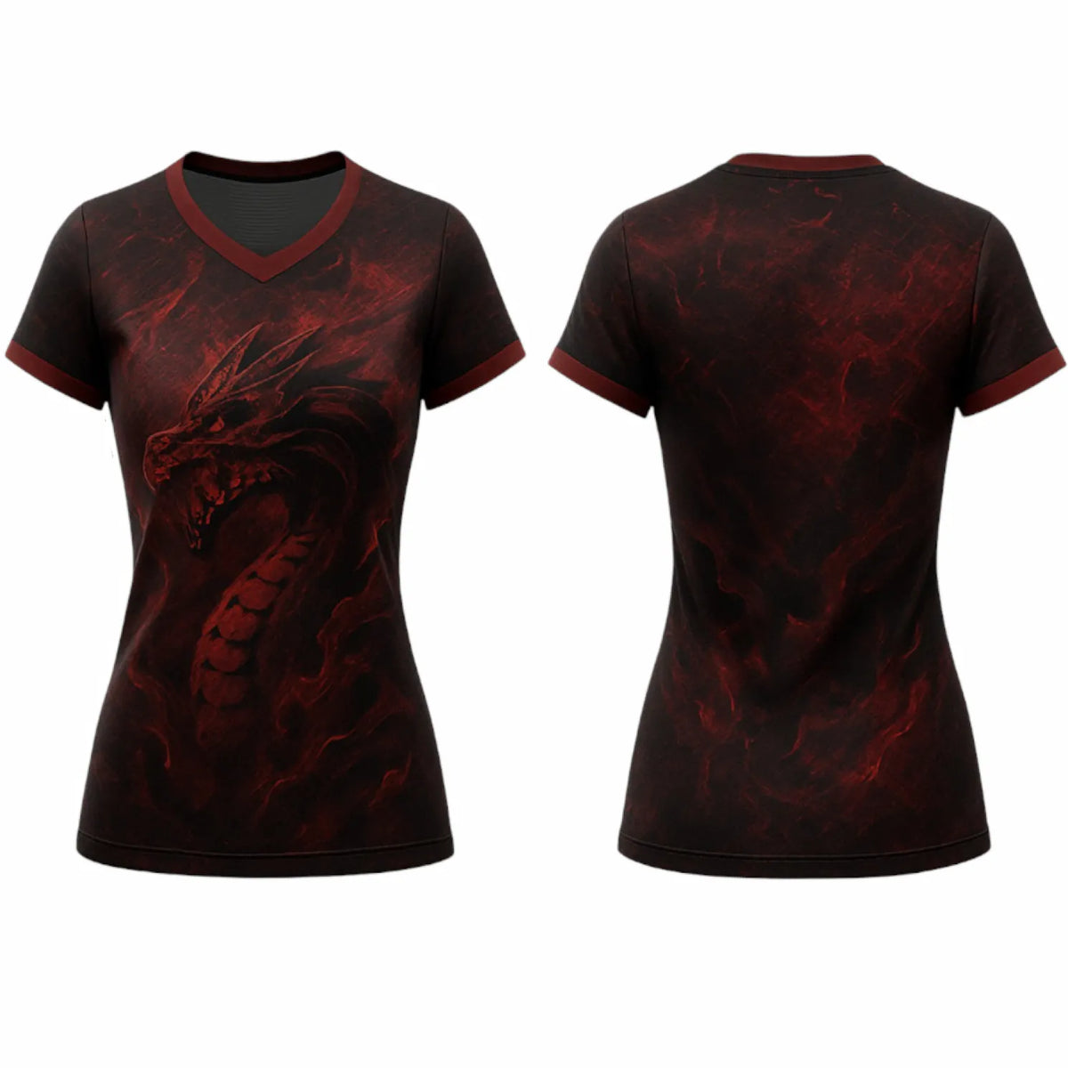 VJ177  Custom Red Volleyball Jersey - Adult & Youth Unisex