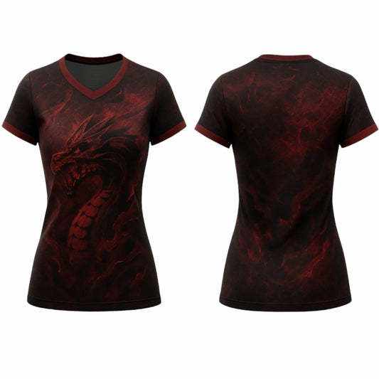 VJ177  Custom Red Volleyball Jersey - Adult & Youth Unisex