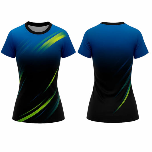 VJ179  Custom Blue Volleyball Jersey - Adult & Youth Unisex
