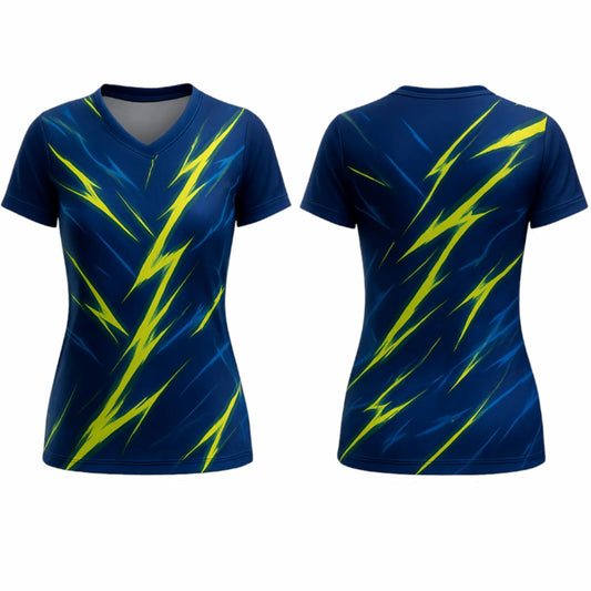 VJ180  Custom Blue Volleyball Jersey - Adult & Youth Unisex