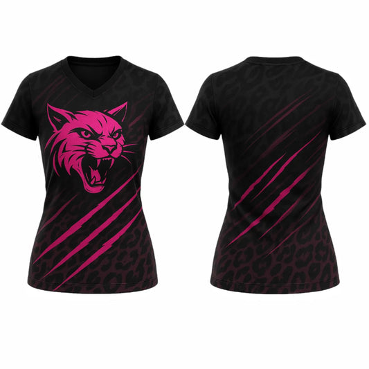 VJ182  Custom Black Volleyball Jersey - Adult & Youth Unisex