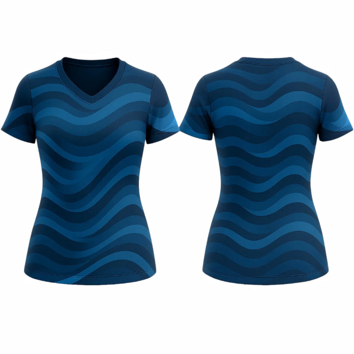 VJ183  Custom Blue Volleyball Jersey - Adult & Youth Unisex