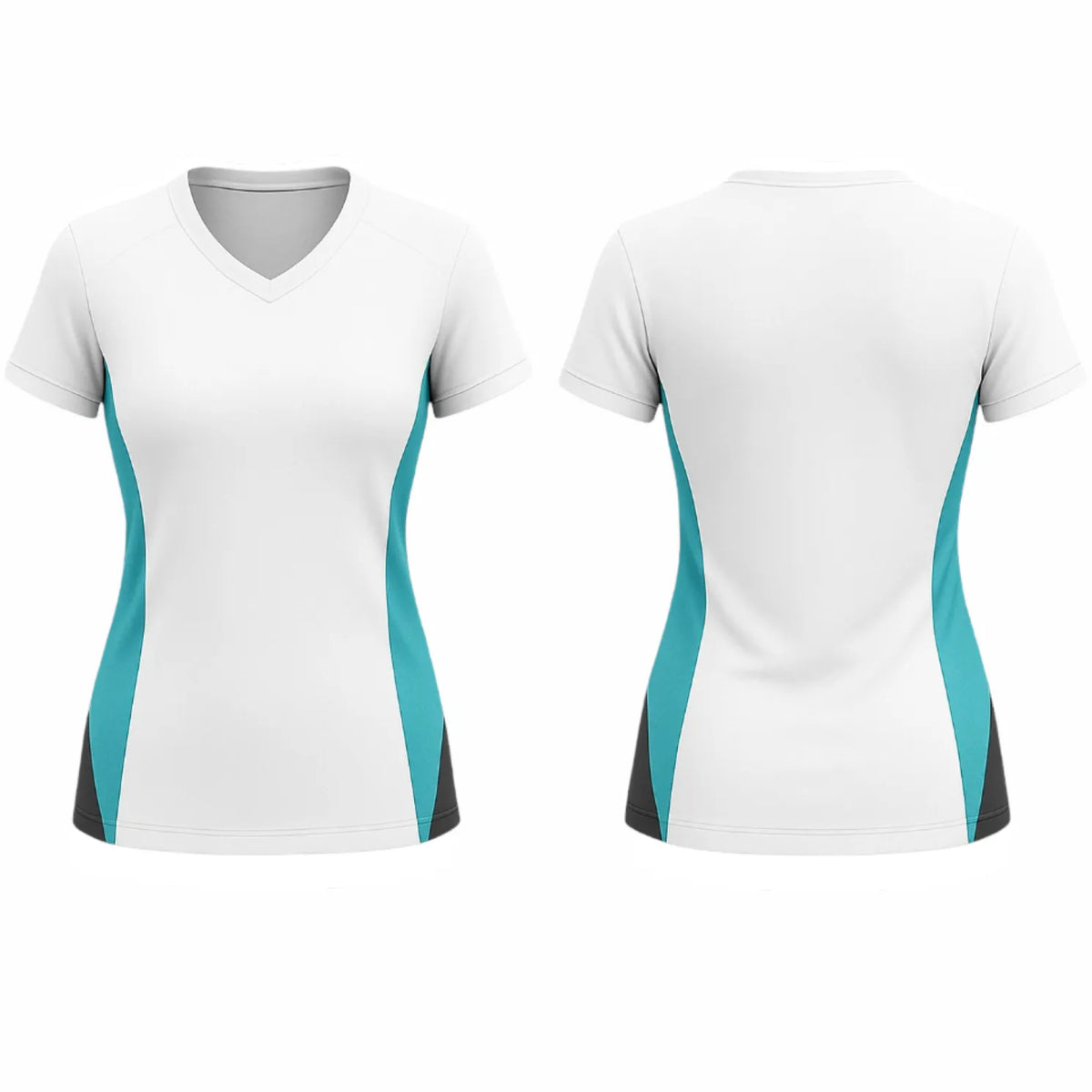 VJ184  Custom White Volleyball Jersey - Adult & Youth Unisex