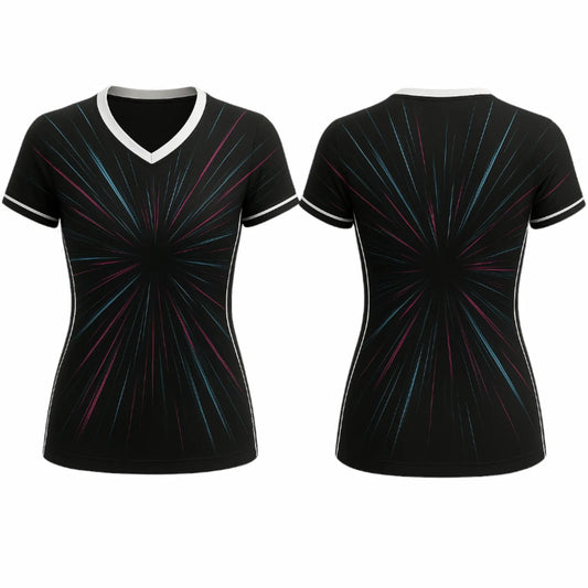 VJ187  Custom Black Volleyball Jersey - Adult & Youth Unisex
