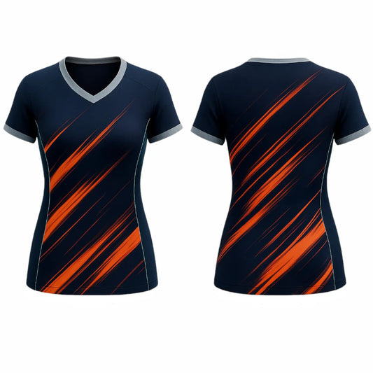 VJ188  Custom Navy Volleyball Jersey - Adult & Youth Unisex