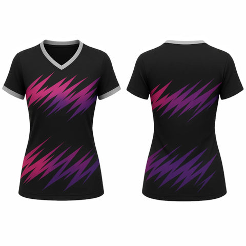 VJ191  Custom Black Volleyball Jersey - Adult & Youth Unisex VJ191  Custom Black Volleyball Jersey - Adult & Youth Unisex