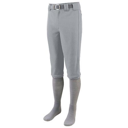 Series Knee Length Baseball Pant Silver Grey Adult