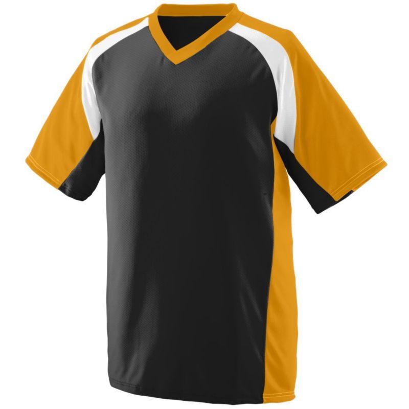Youth Nitro Jersey Black/gold/white Baseball
