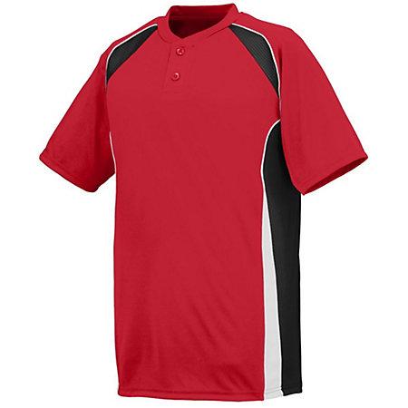 Youth Base Hit Jersey Red/black/white Baseball