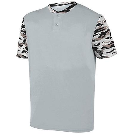 Pop Fly Jersey Silver/black Mod Adult Baseball