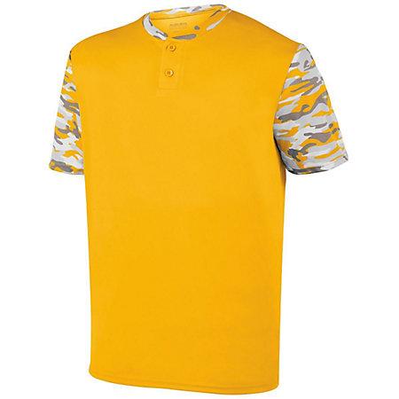 Pop Fly Jersey Gold/gold Mod Adult Baseball