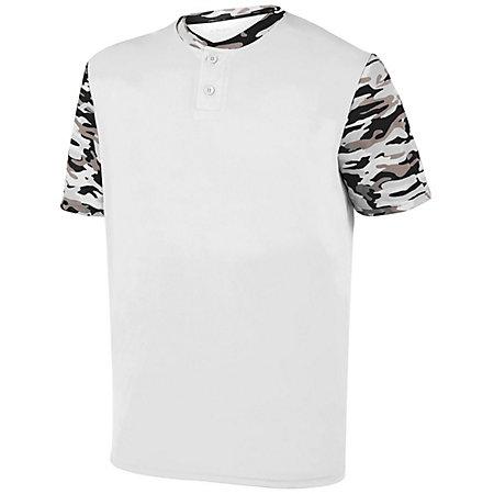 Pop Fly Jersey White/black Mod Adult Baseball