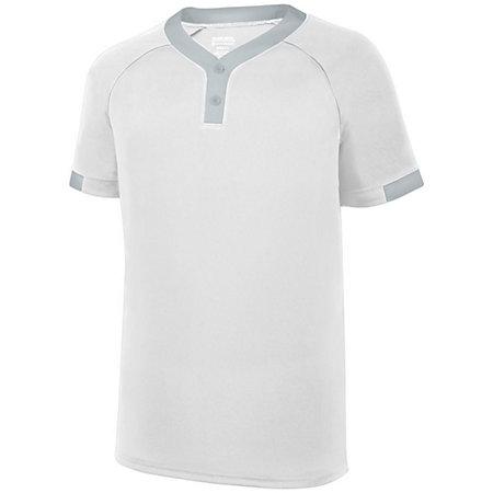 Stanza Jersey White/silver Adult Baseball