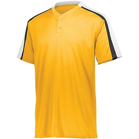 Power Plus Jersey 2.0 Gold/white/black Adult Baseball