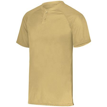 Youth Attain Two-Button Jersey Vegas Gold Baseball