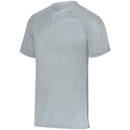 Youth Attain Two-Button Jersey Silver Baseball