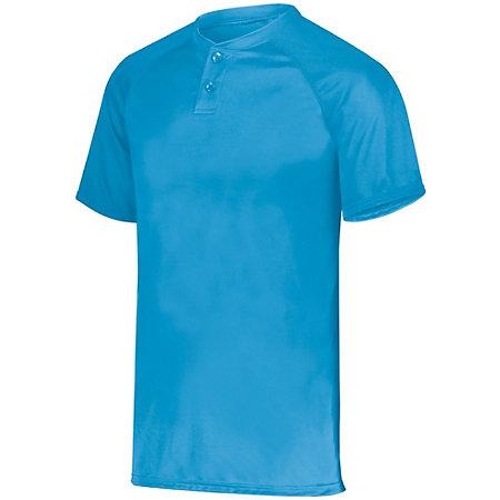 Youth Attain Two-Button Jersey Power Blue Baseball